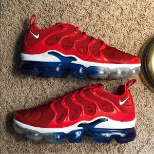 NIKE AIR VAPORMAX USA red white blue size 8.5